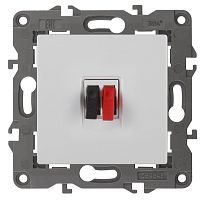 Розетка аудио без рамки Эра Elegance 1-м. белый картинка